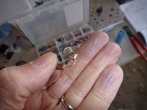 Soldered ring terminal