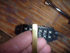 1/4" Brass Strip