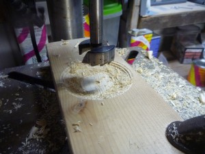 ...then the forstener bit makes for a good flat center