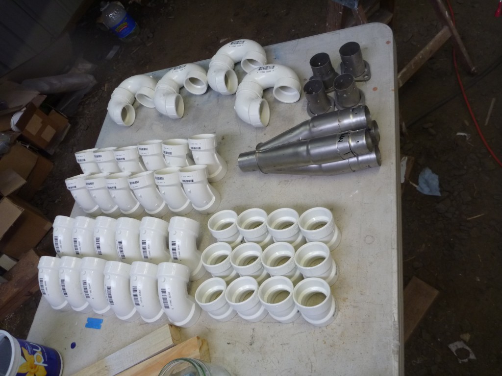 Exhaust System Mockup • Jared and Tabitha's Bearhawk Construction Log